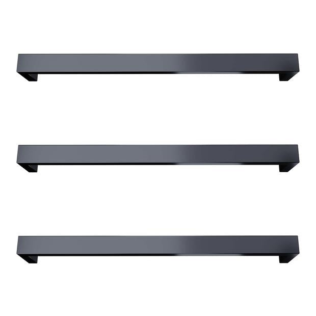 Largo Heated Towel Rail 1Bar 23W Square Gunmetal 632