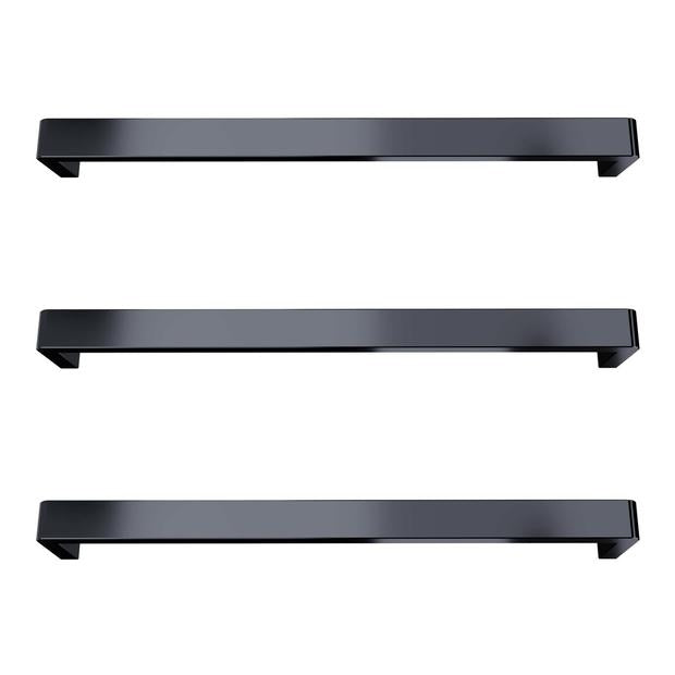 Vera Rounded Edge Heated Towel Bar Gunmetal 23W 632