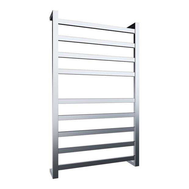 Heated Towel Rail 9Bar 100W Square Left 1000 x 600mm