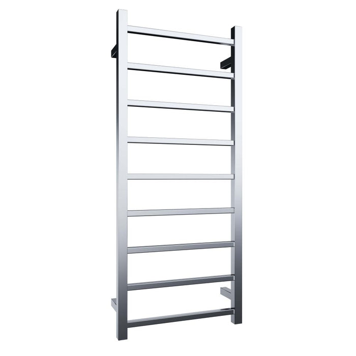 Heated Towel Rail 9Bar 85W Square S/Steel 1060 x 450mm