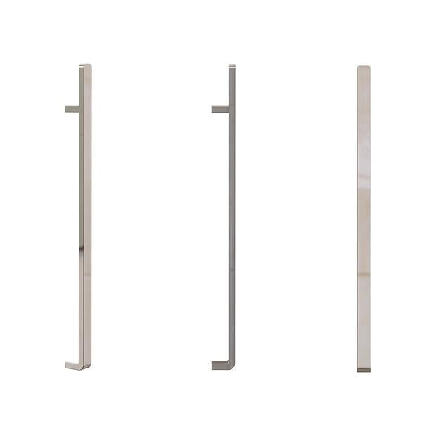 Titan Vertical Heated Towel Rail Square 20W Chrome 900mm