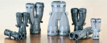 Y Distributor 25mm Black