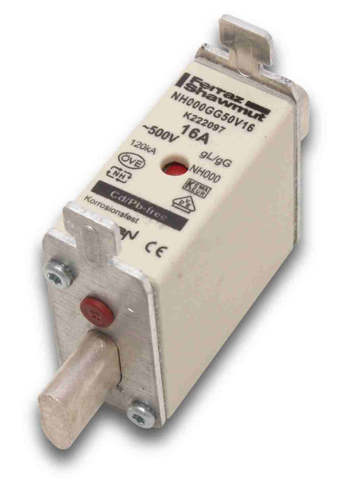 Blade Fuse Link 16A 500V Din00C