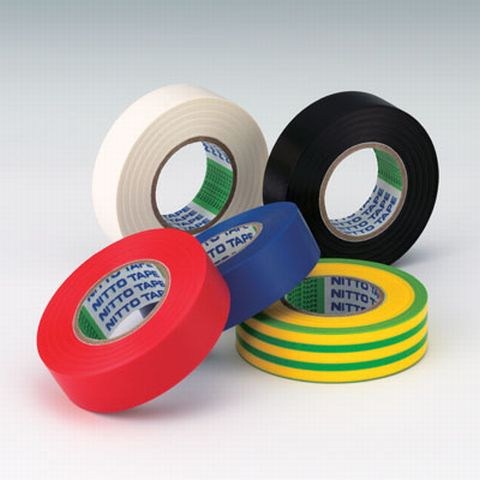Tape Flame Retardant PVC 18mm Rainbow Pkt 10