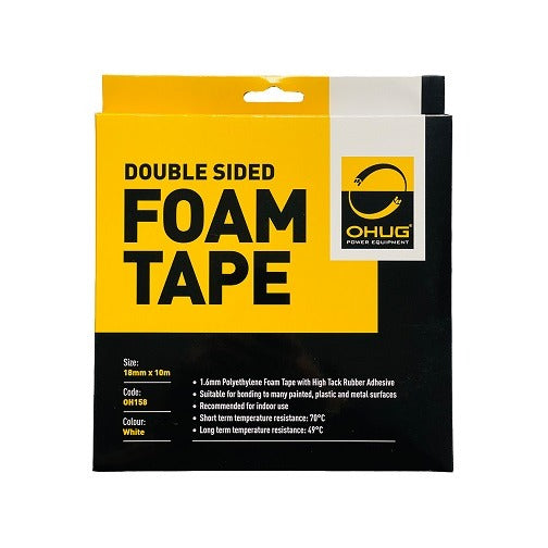 Tape Foam 18mm Double Coated Polyethylene 10m