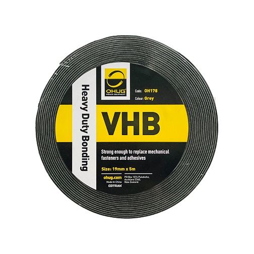 Tape VHB RP45 Double Sided 19mm x 1.1mm 4.57m Grey