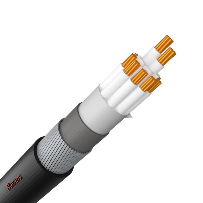 Cable 1.5mm 19c Cu PVC SWA Multicore Black Numbered