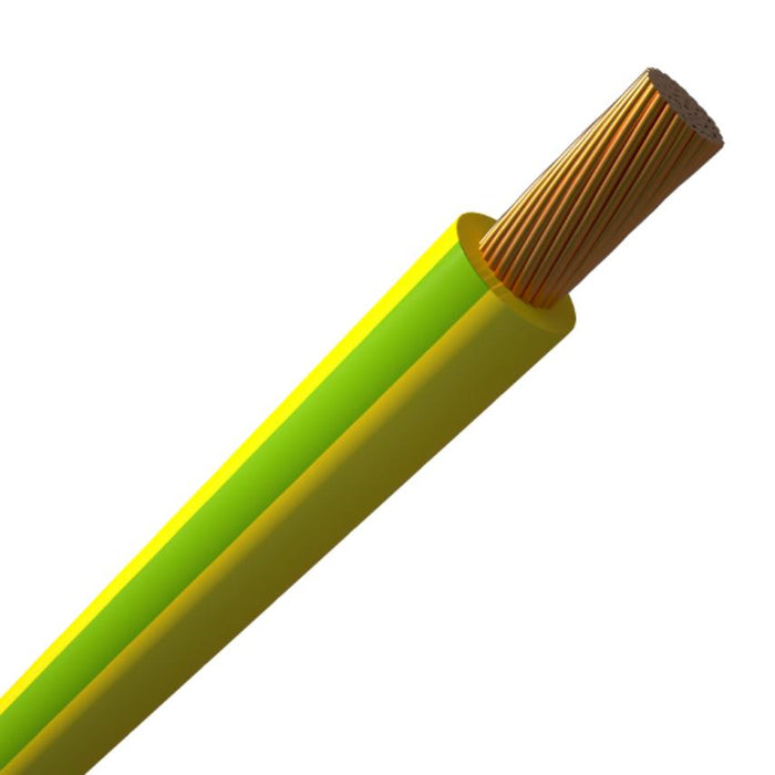 Conduit Wire 150mm V75 Green/Yellow