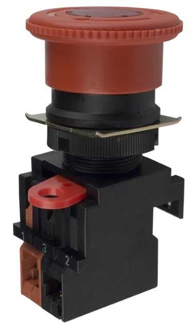 Illuminated Emergency Stop with 1N/C Contact 24V LED