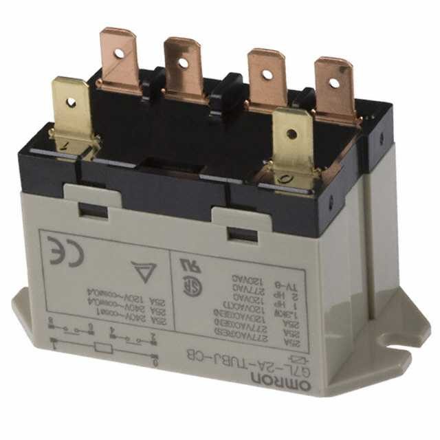 G7L-2A-TUBJ Power Relay 2Pole N/O 25A 12VDC