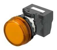 M22N Indicator Orange Plastic Flat 24V AC/DC