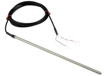PT100 RTD Temp Sensor 3 Wire 4.8mm 150mm