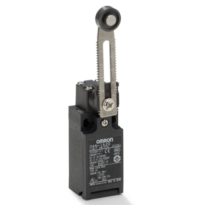 D4N-112G Limit Switch Adj Roller Lever 1N/C 1N/O