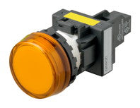 M22N Indicator Orange Plastic Flat 240VAC