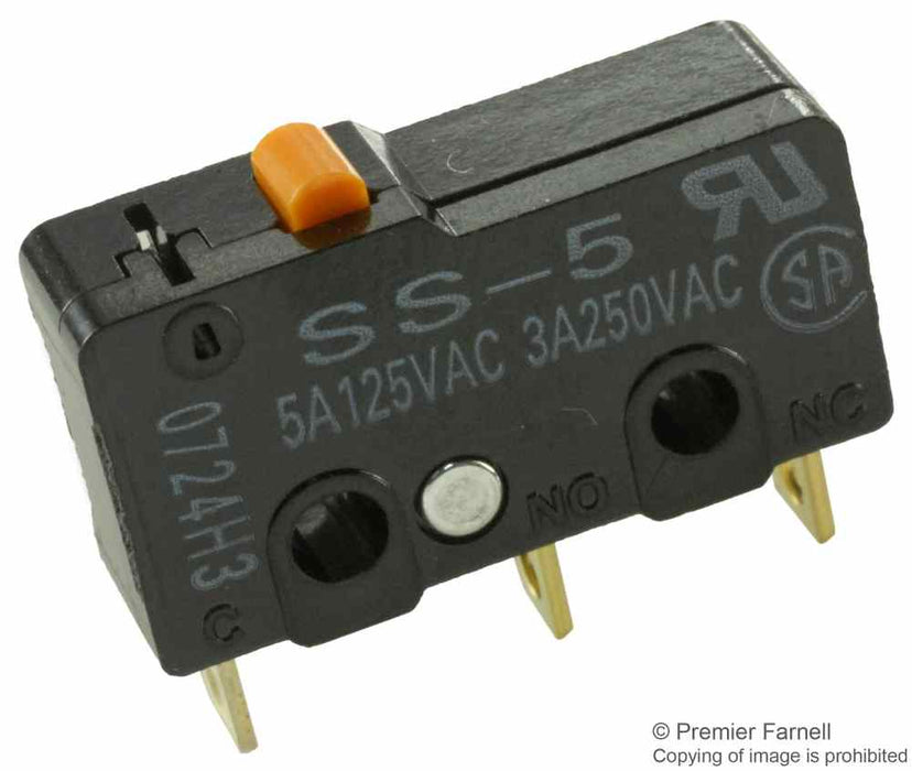 SS-5 Micro Switch Pin Plunger 5A