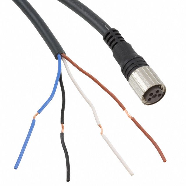 XS3F-M421-405A Lead Straight M8 4c 5m