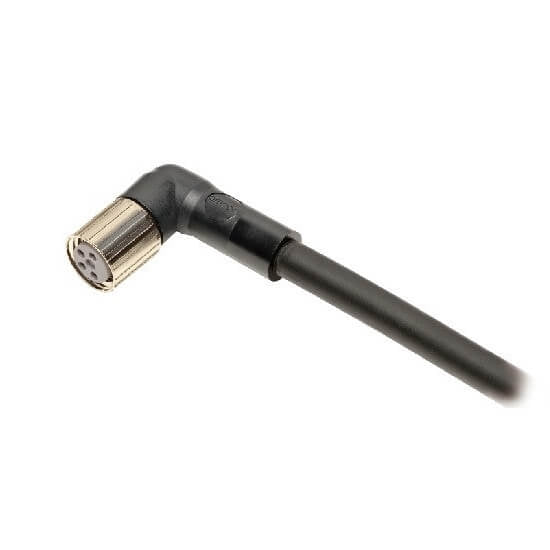 XS3F-M8PVC4A5M Lead Right Angled M8 4c 5m PVC