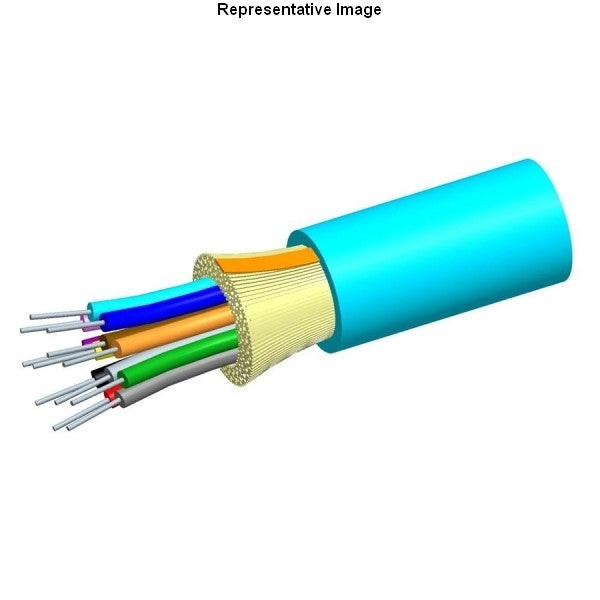 Cable 12 Fibre 50E/125/900 Indoor/Outdoor Riser OM3 Aqua