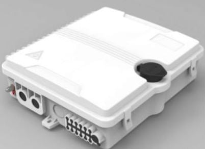 Fibre Term Box 12F IP65 OM3SC6F Loaded Connects & Pigtail