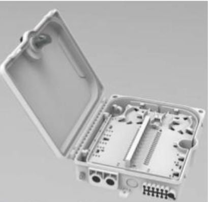 Fibre Term Box 12F IP65 OM4LC12F Loaded Connects & Pigtail