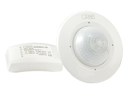 PIR Occupancy Sensor 360D 7m 2 Relays Flush