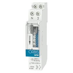 Time Switch Analogue 24hr 230VAC Reserve Din Mnt