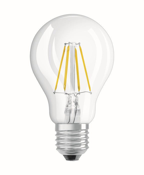 Lamp LED Value A60 Glow Filament 7W 827 E27 ES Clear Non-Dim