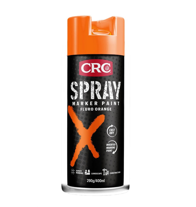 Spray Marker Paint Fluro Orange 400ml