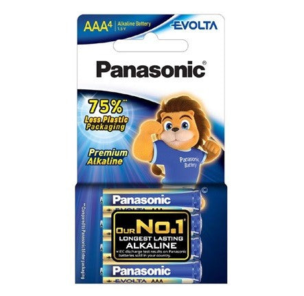 Evolta Battery AAA Size 4 Pack (6 Per Box)