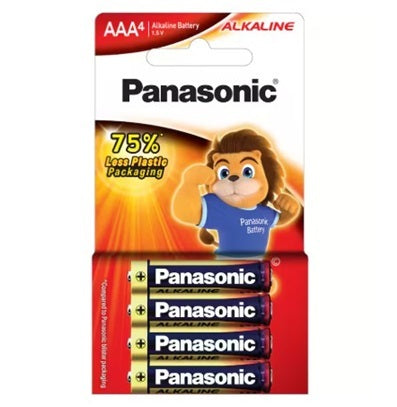 Alkaline Battery AAA Size 4 Pack (6 Per Box)