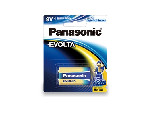 Evolta Battery 9V Size 1 Pack (12 per Box)