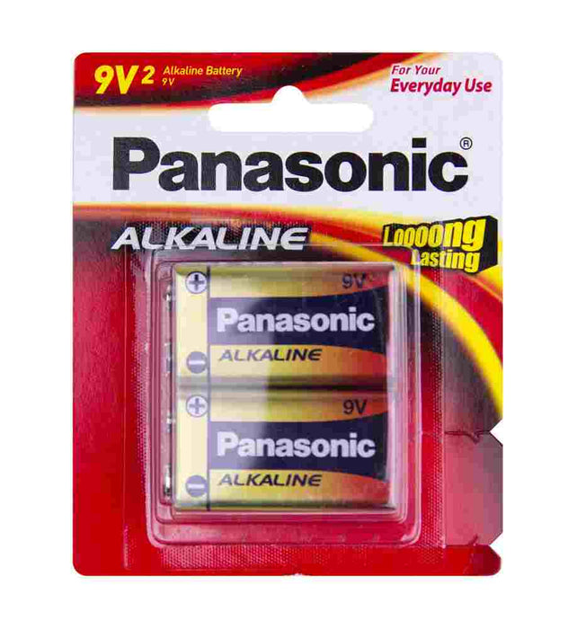 Alkaline Battery 9V 2 Pack (12 Per Box)