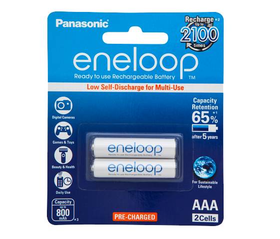 Eneloop Battery AAA Rechargeable 2pk RTU (10/Box)