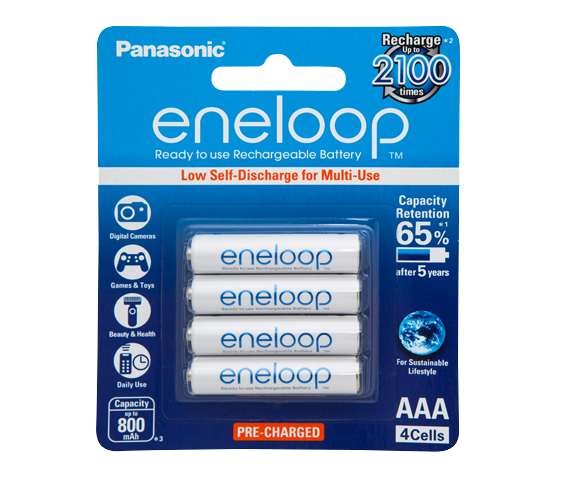 Eneloop Battery AAA Rechargeable 4pk RTU (10/Box)