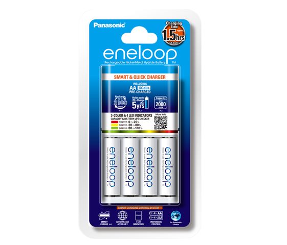Eneloop Quick Charger 4AA Battery