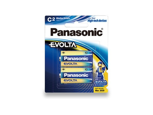 Evolta Battery C Size 2 Pack (6 Per Box)