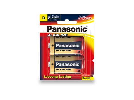 Alkaline Battery D Size 2 Pack (6 Per Box)