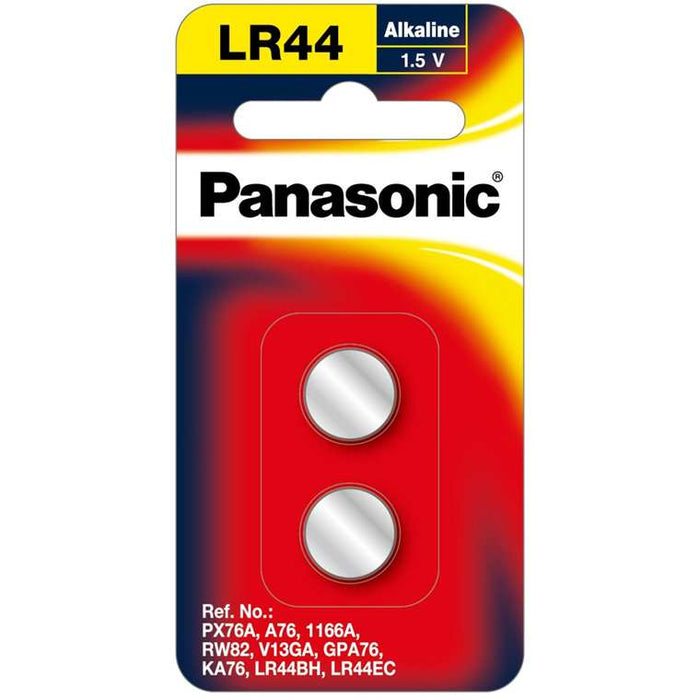 Calculator Battery LR44/A76 2 Pack (5 per Box)