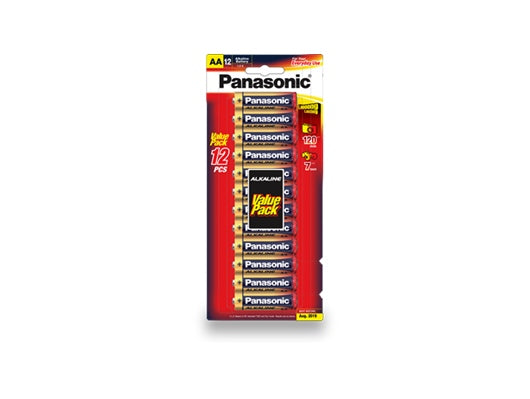 Alkaline Battery AA Size 12 Pack (10 Per Box)