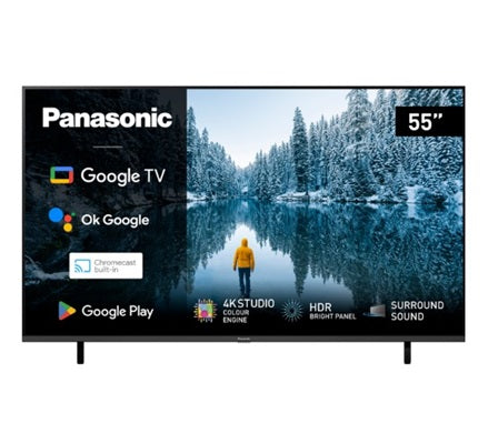 Panasonic 65in 4K LED TV with Google TV and Chromecast