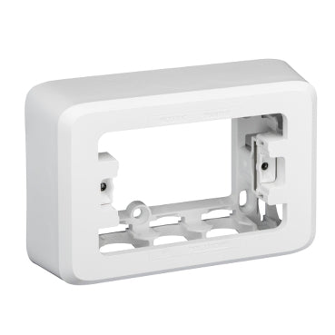 Iconic Mounting Block Deep Single 40mm White