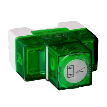 Iconic Wiser Push Button Dimmer Ble 300W White