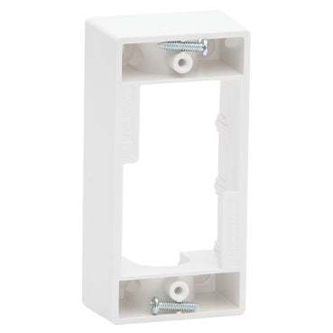 Mounting Block Worktop Single White