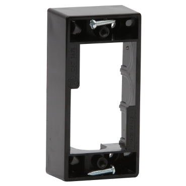 Mounting Block Worktop Single Black