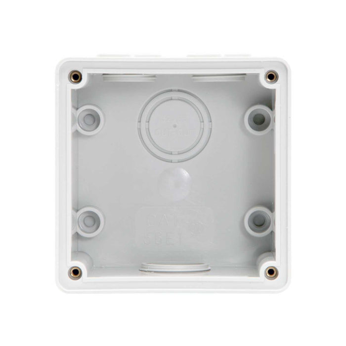 Enclosure 1Gang IP66 25mm Pushout Grey