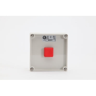 Pbutton 16A N/O N/C Red Grey