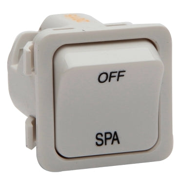 Sw Mech 20A 2Way SPA White
