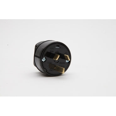 Plug Back Entry 10A 3Pin Black