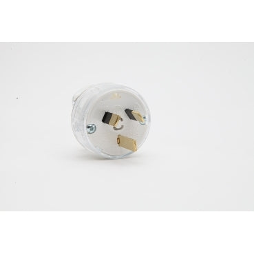 Plug Back Entry 10A 3Pin Clear
