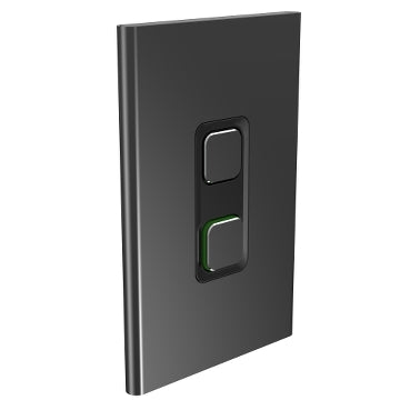 Iconic Styl Cover Plate for 45A Range Sw Silver Shadow